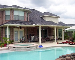 Lattice patio cover